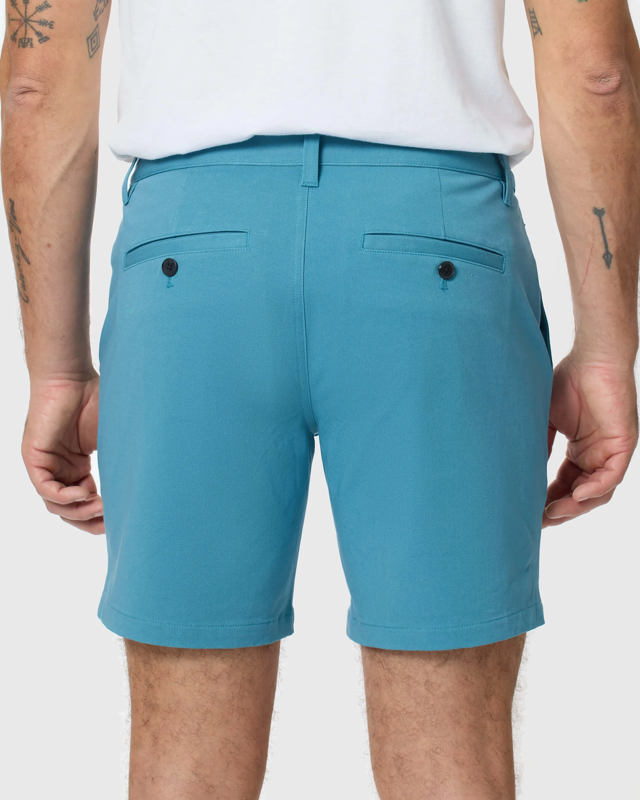 7" Harbor Classic Twill Shorts