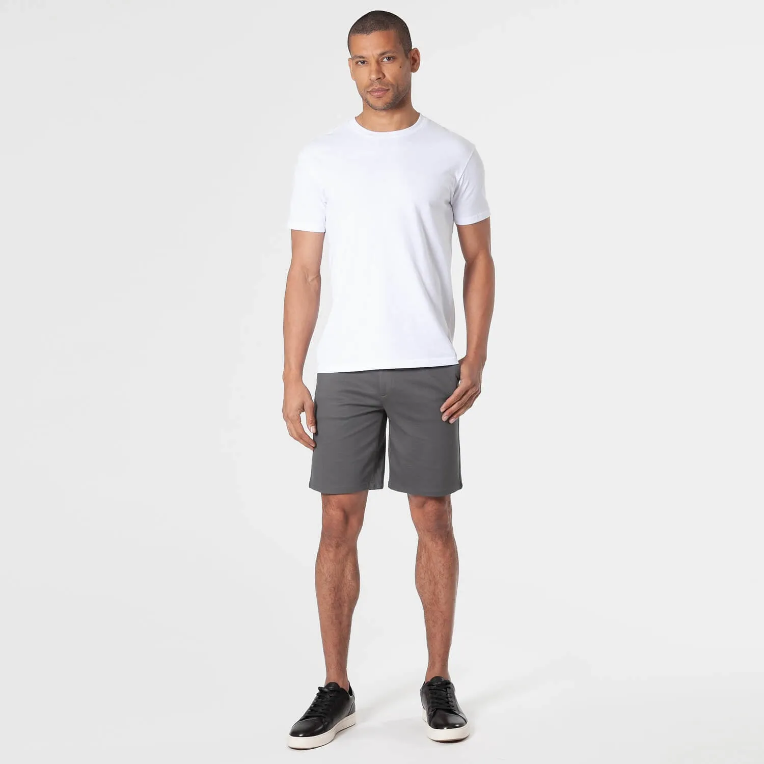 9" Carbon Comfort Knit Chino Shorts