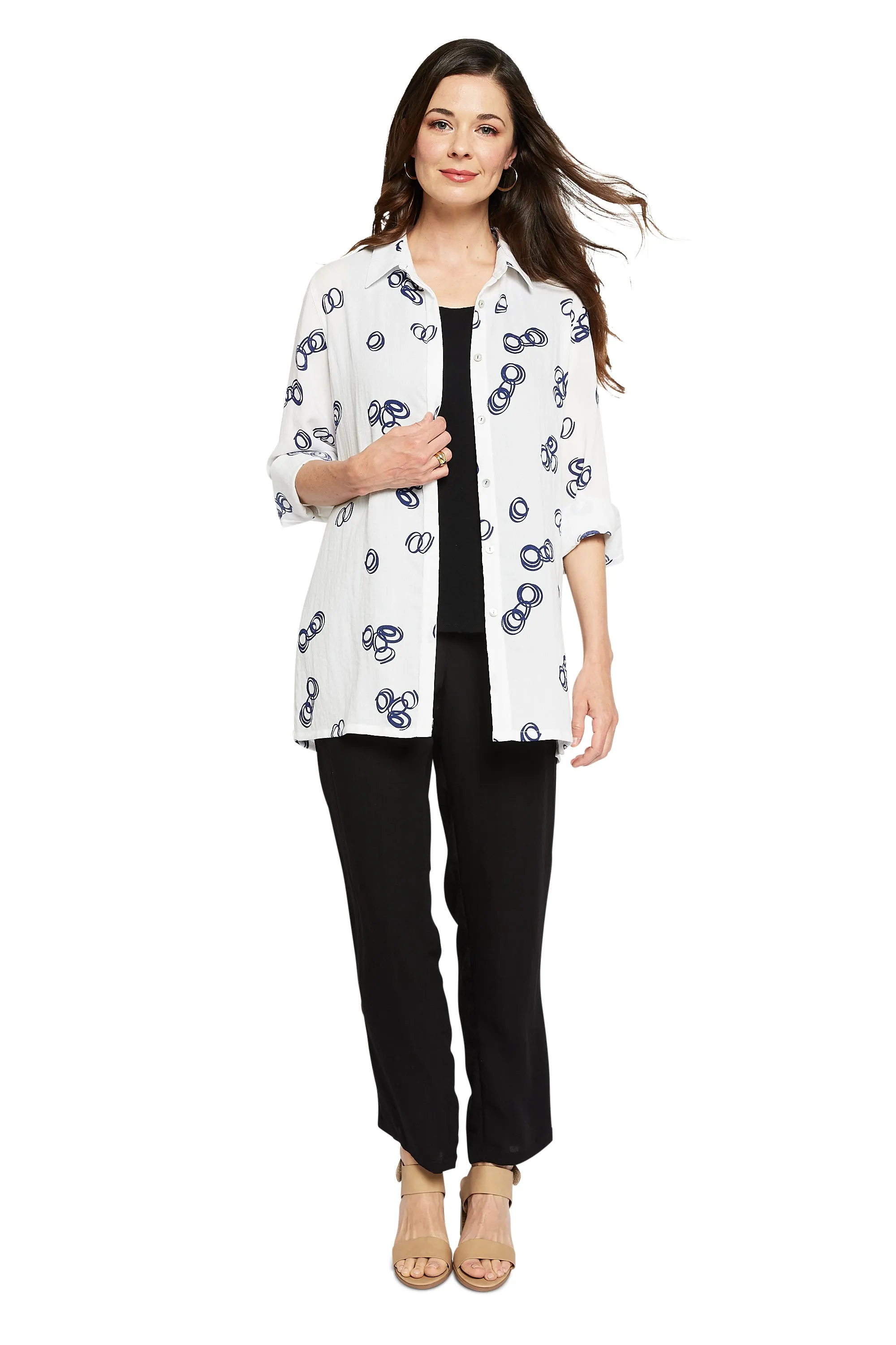 AA228 - Anna Marie Linen Blouse