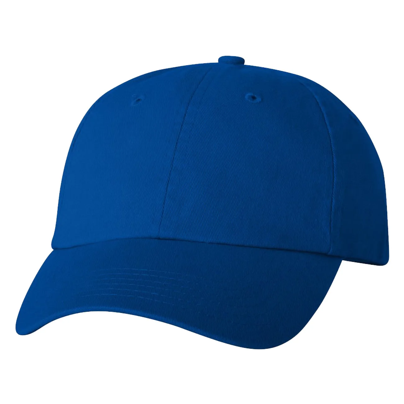 Adult Bio-Washed Cotton Unstructured Dad Hat w/ Adjustable Strapback