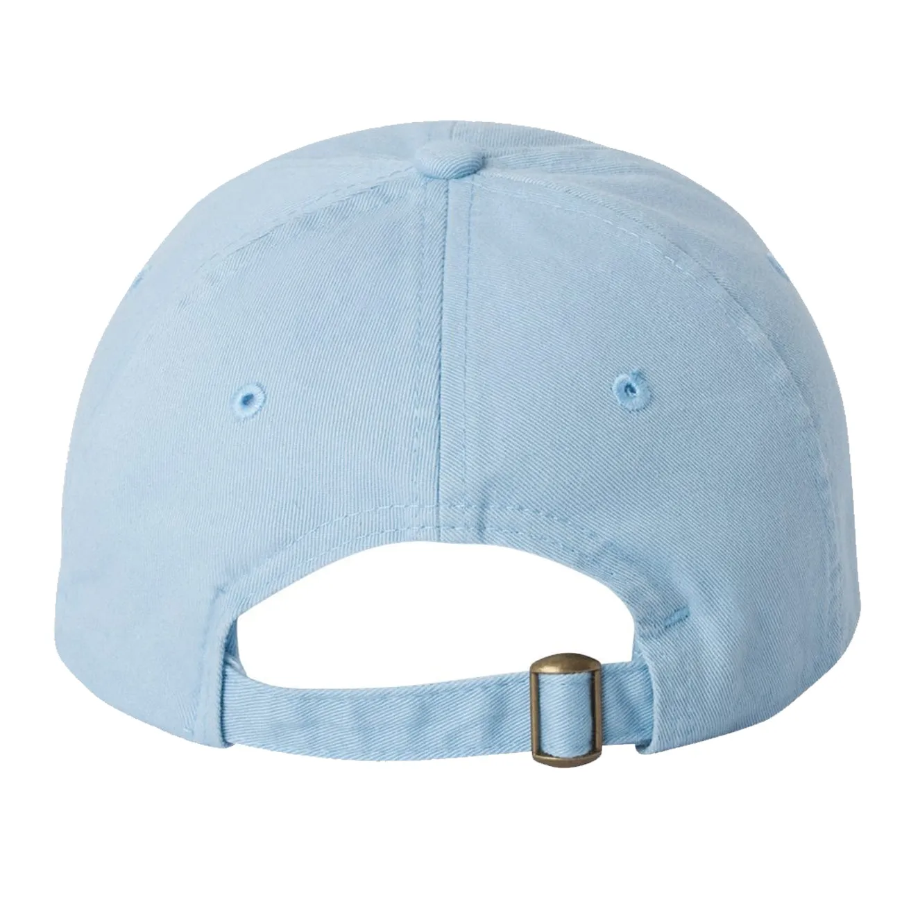 Adult Bio-Washed Cotton Unstructured Dad Hat w/ Adjustable Strapback