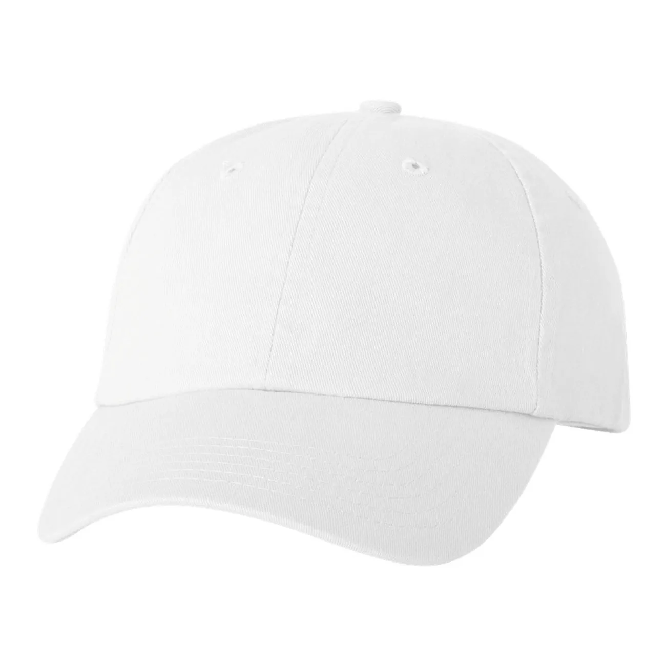 Adult Bio-Washed Cotton Unstructured Dad Hat w/ Adjustable Strapback