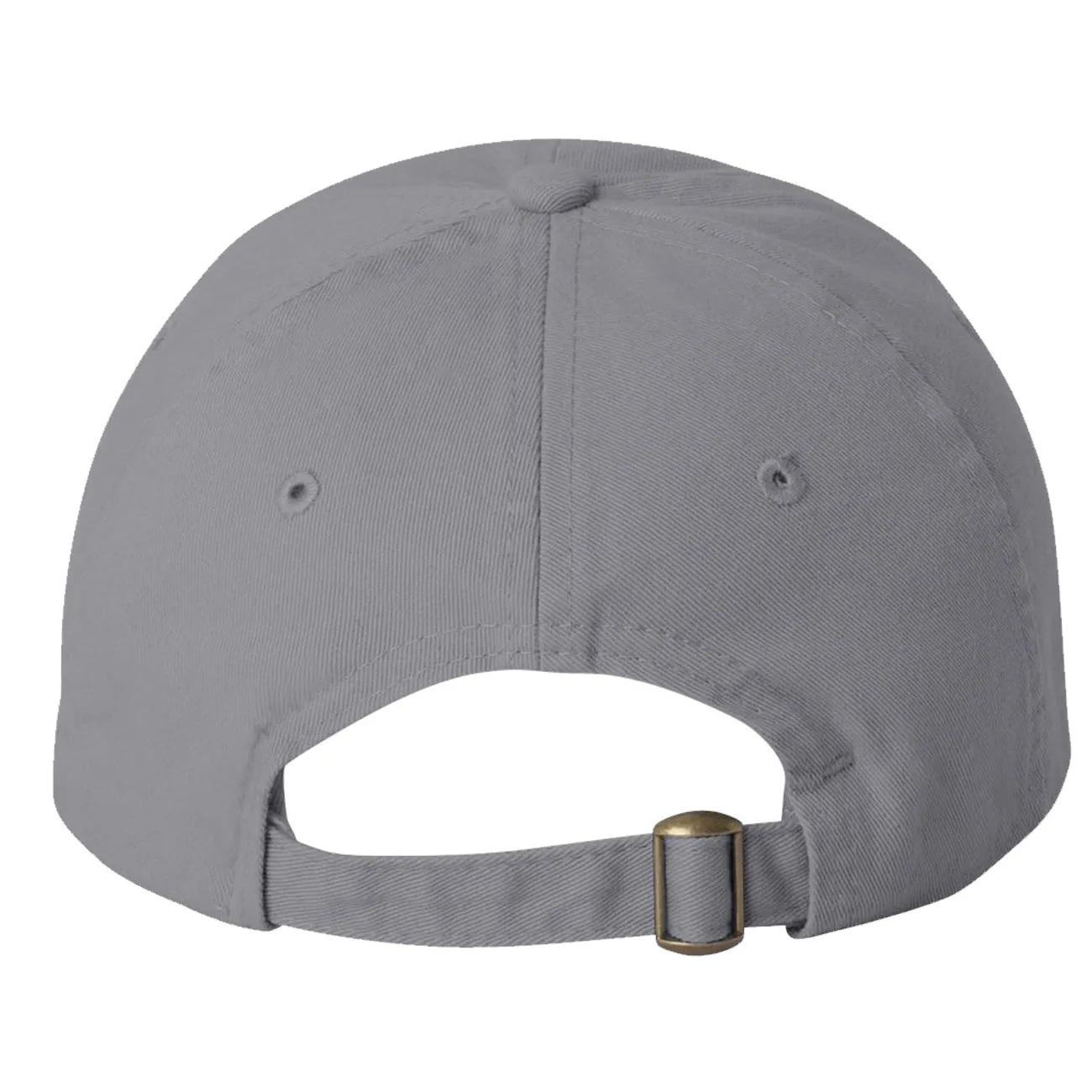 Adult Bio-Washed Cotton Unstructured Dad Hat w/ Adjustable Strapback