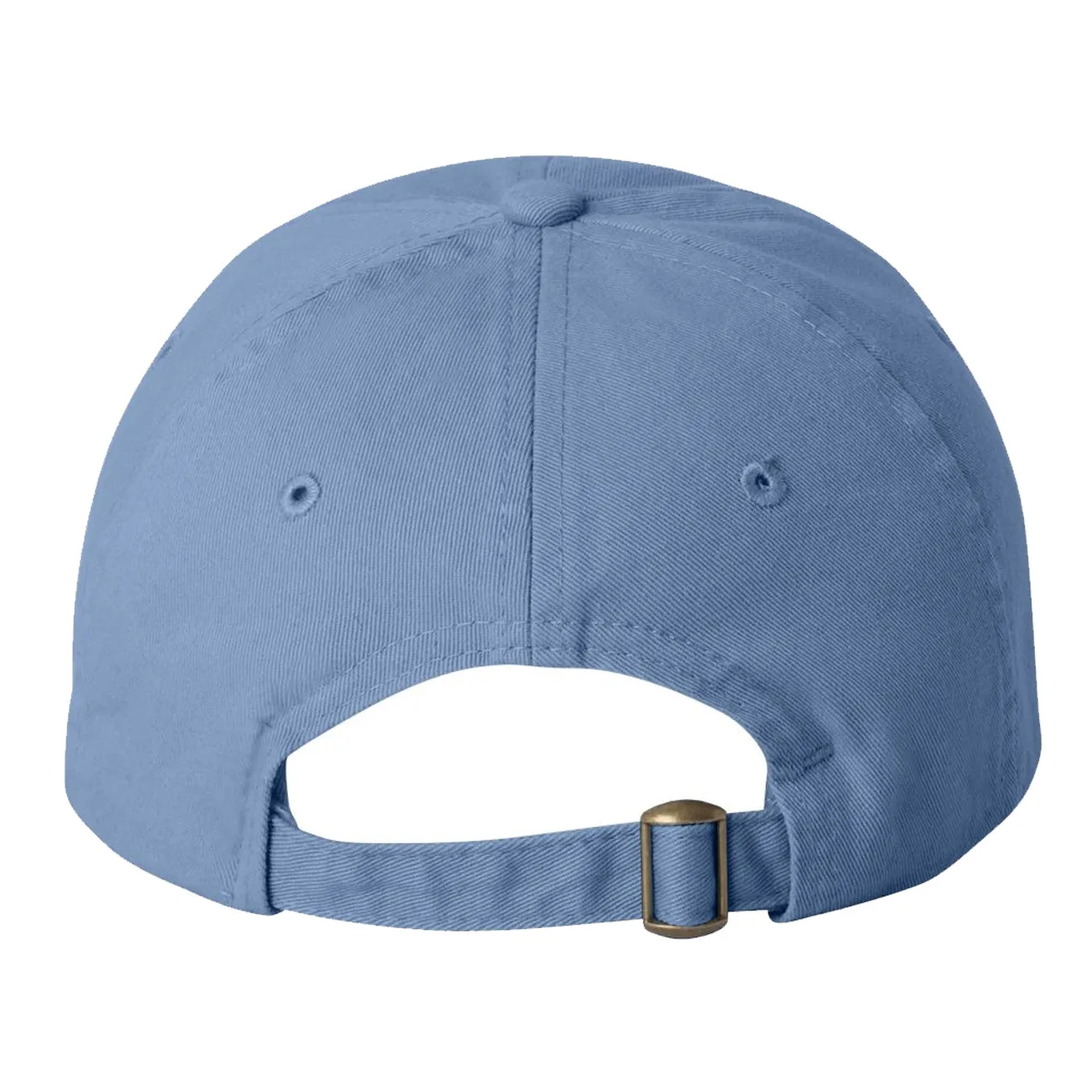 Adult Bio-Washed Cotton Unstructured Dad Hat w/ Adjustable Strapback