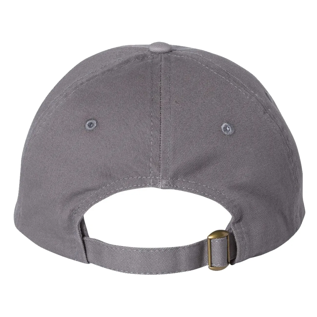 Adult Bio-Washed Cotton Unstructured Dad Hat w/ Adjustable Strapback