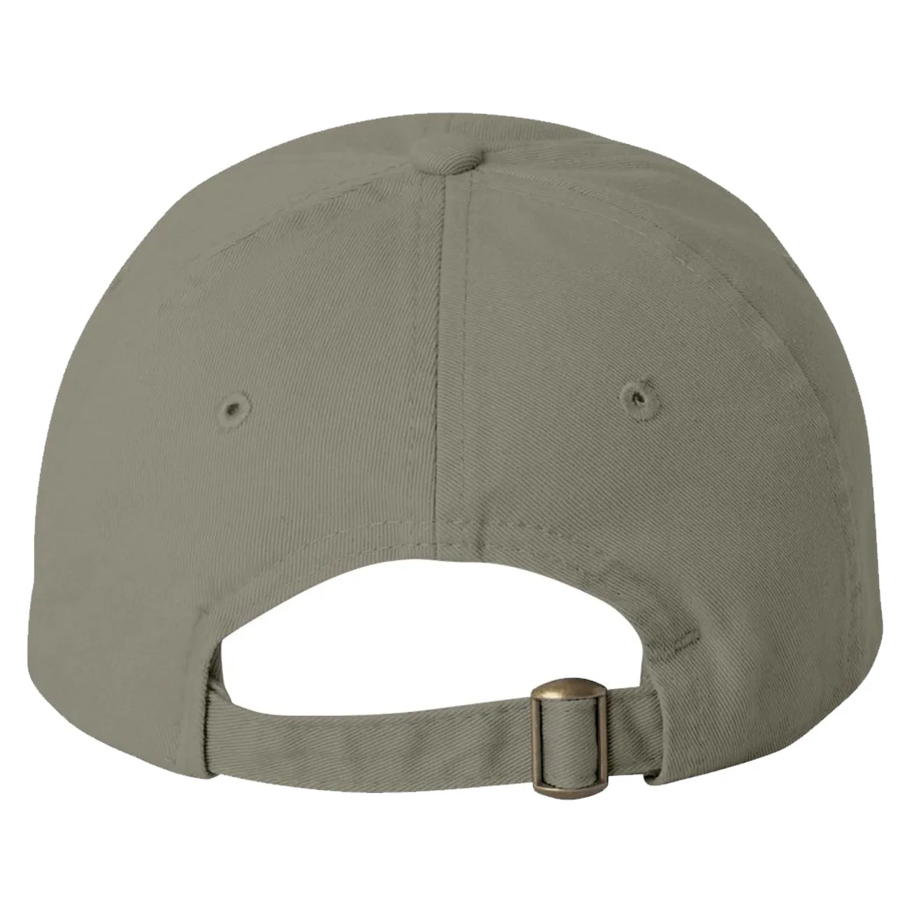 Adult Bio-Washed Cotton Unstructured Dad Hat w/ Adjustable Strapback