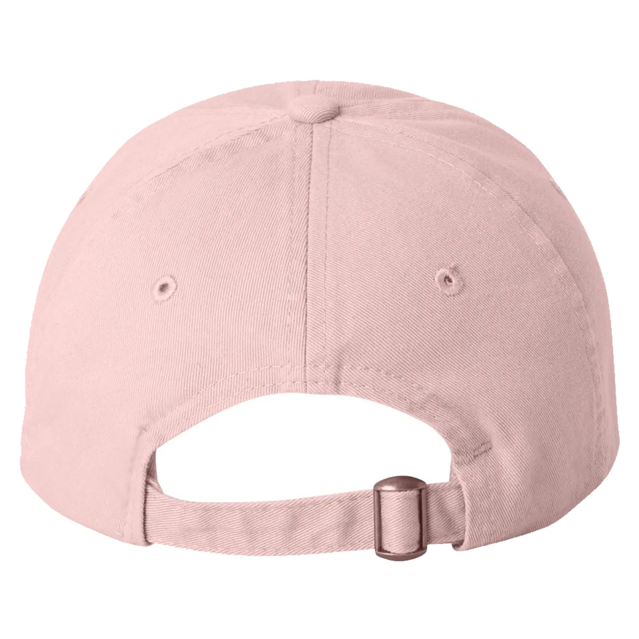 Adult Bio-Washed Cotton Unstructured Dad Hat w/ Adjustable Strapback