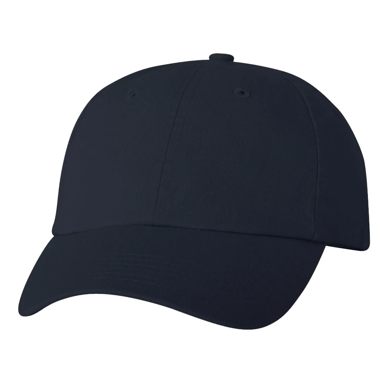 Adult Bio-Washed Cotton Unstructured Dad Hat w/ Adjustable Strapback