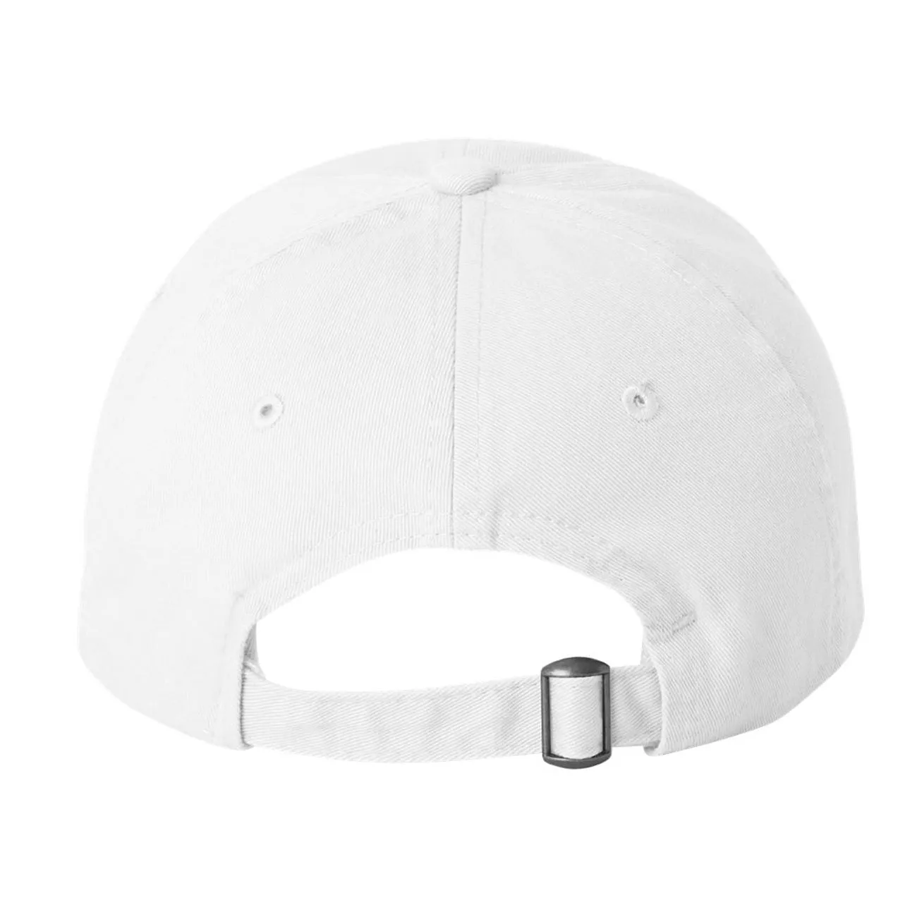 Adult Bio-Washed Cotton Unstructured Dad Hat w/ Adjustable Strapback