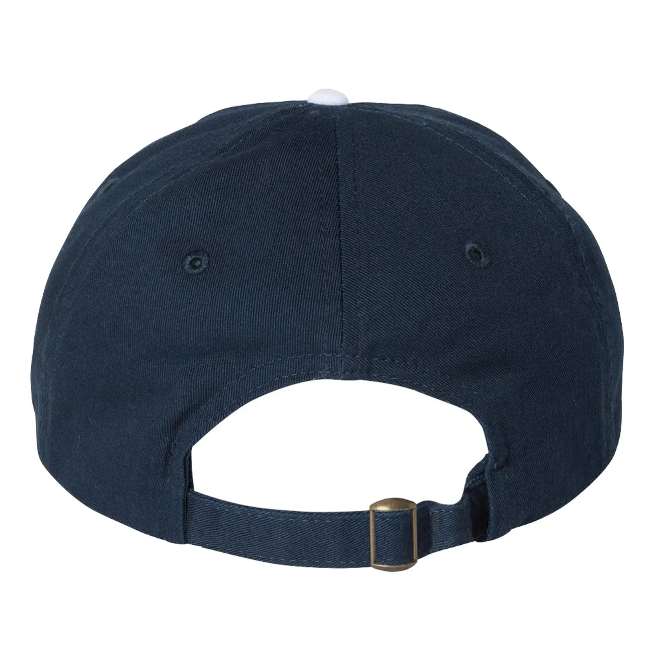 Adult Bio-Washed Cotton Unstructured Dad Hat w/ Adjustable Strapback