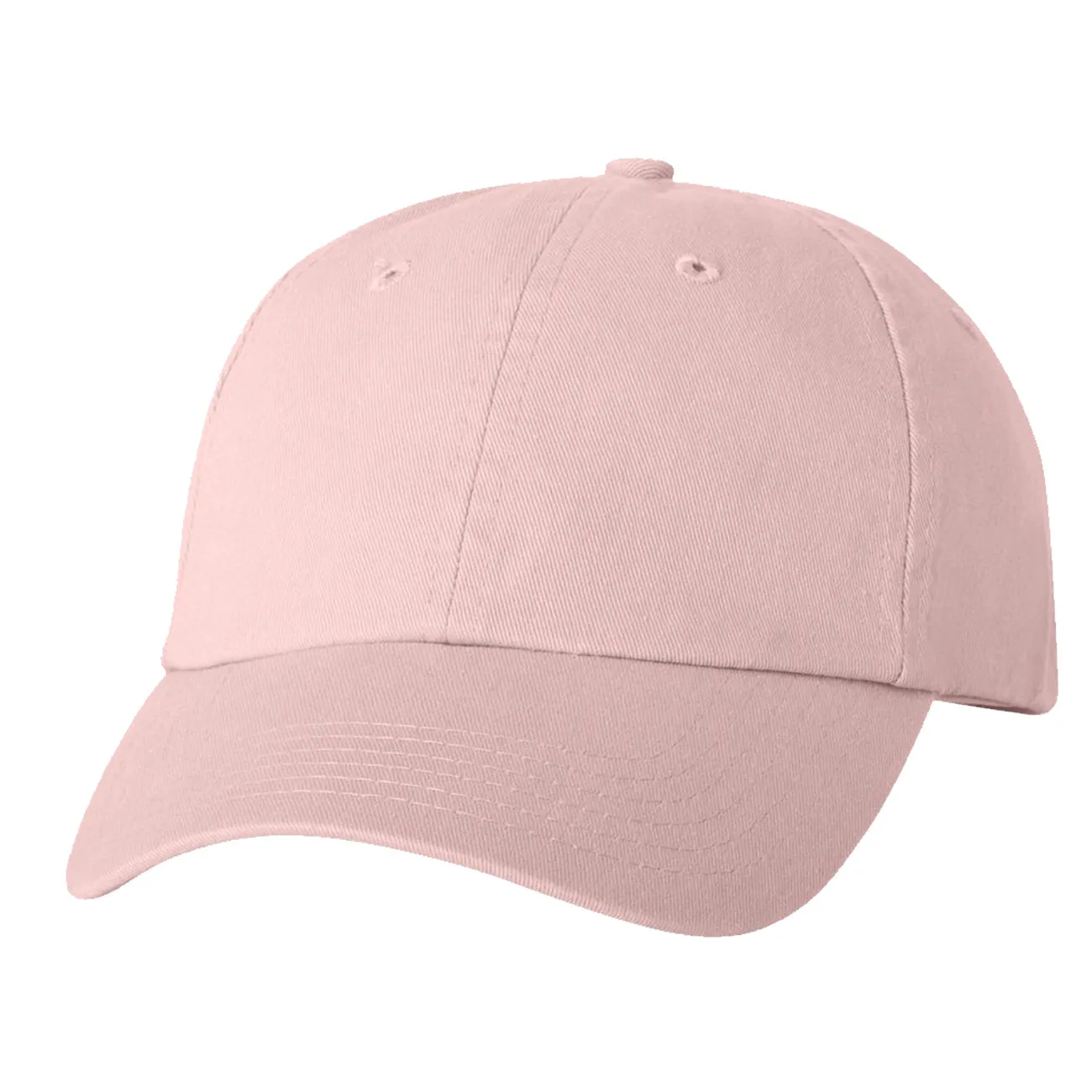 Adult Bio-Washed Cotton Unstructured Dad Hat w/ Adjustable Strapback