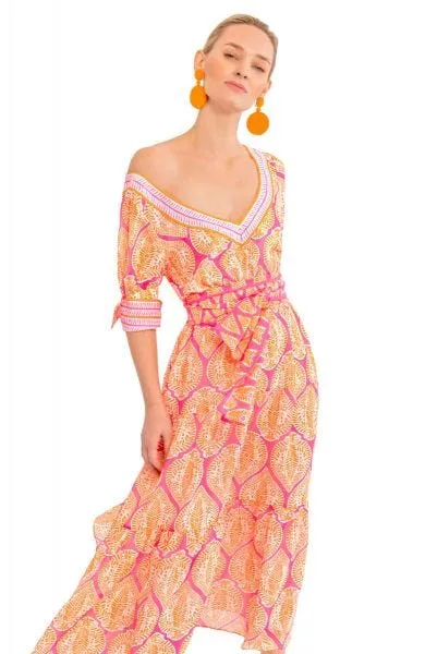 Aix Chiffon Maxi Dress