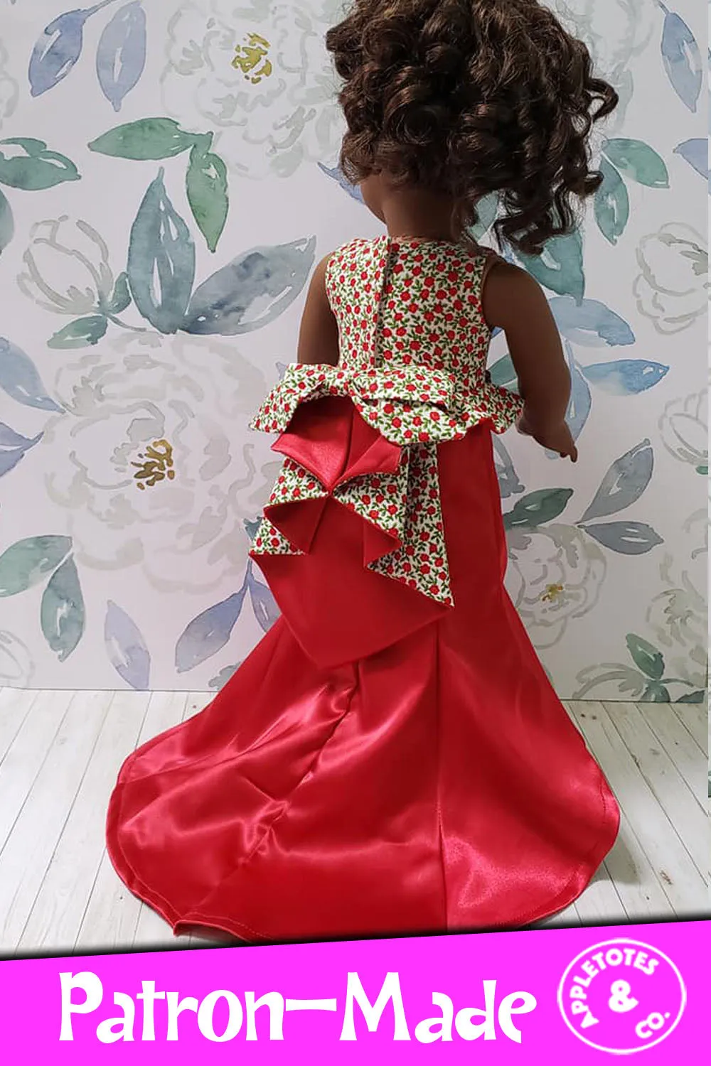 Alma Gown 18 Inch Doll Sewing Pattern