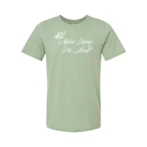 Alpha Sig Sage Green Mom Tee