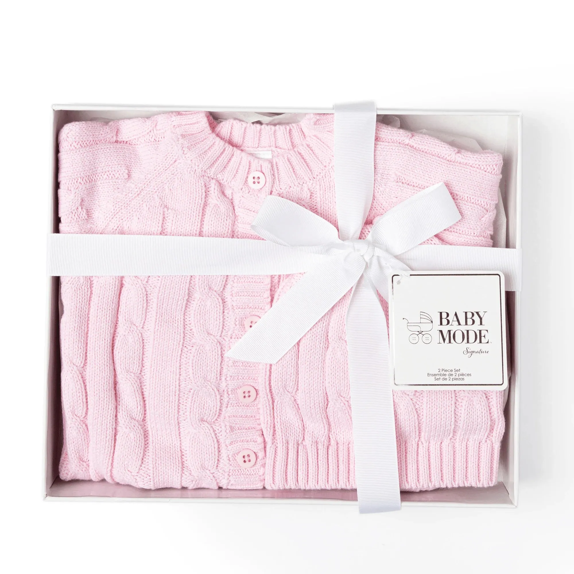 Baby Mode 2-Piece Knitted Boxed Set