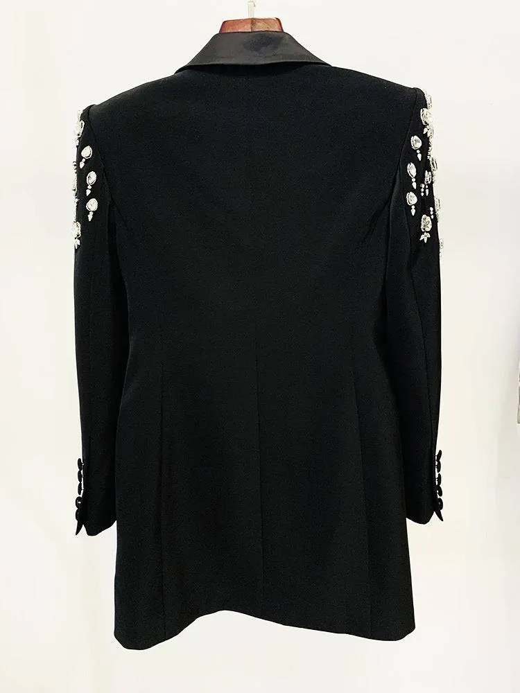 Bettina Beaded Long Blazer Dress