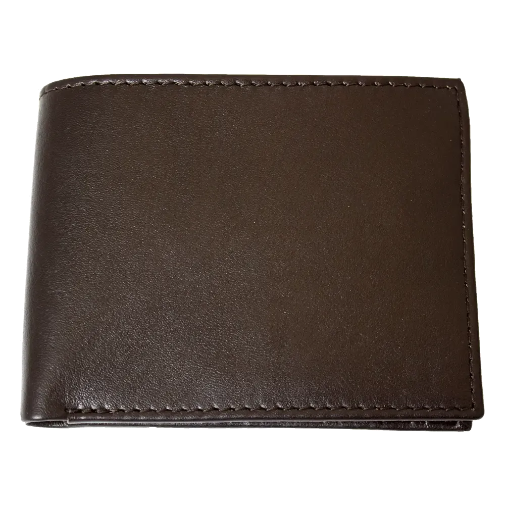 BOL Men's Slim Bifold Leather Wallet