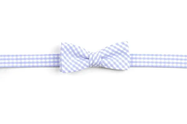 Carolina Blue Gingham Boy's Bow