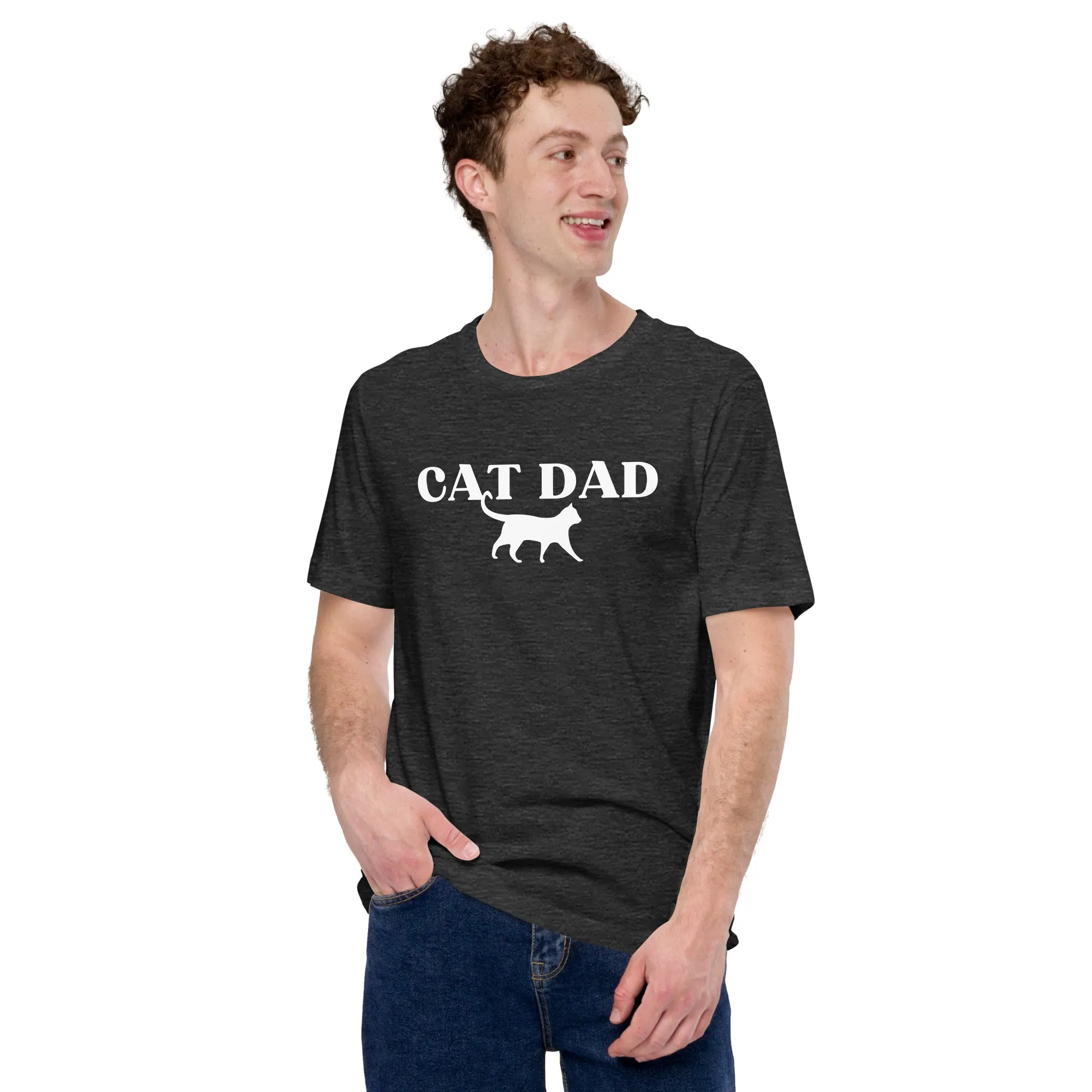 Cat Dad Unisex Short Sleeve T-Shirt