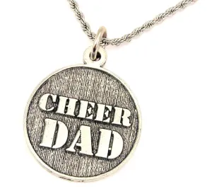 Cheer Dad Single Charm Necklace