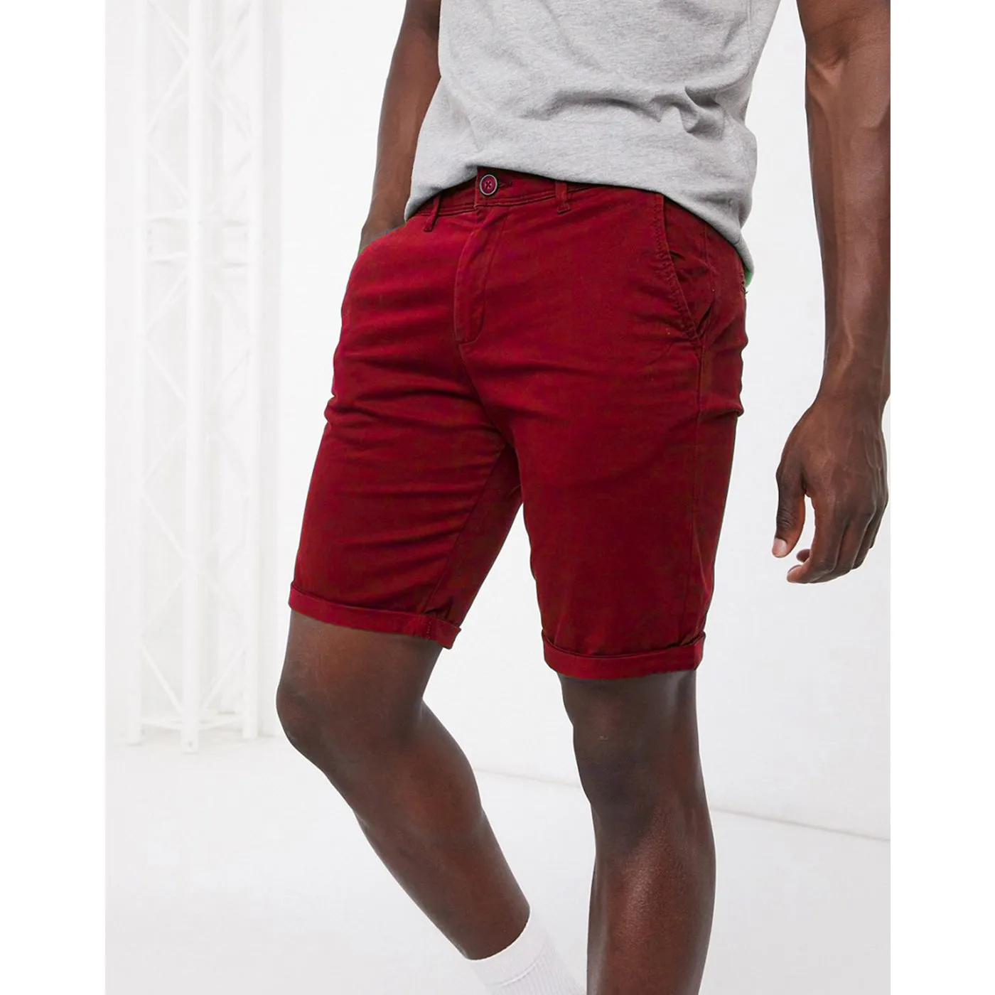 Daniel Hechter Red Chino Shorts