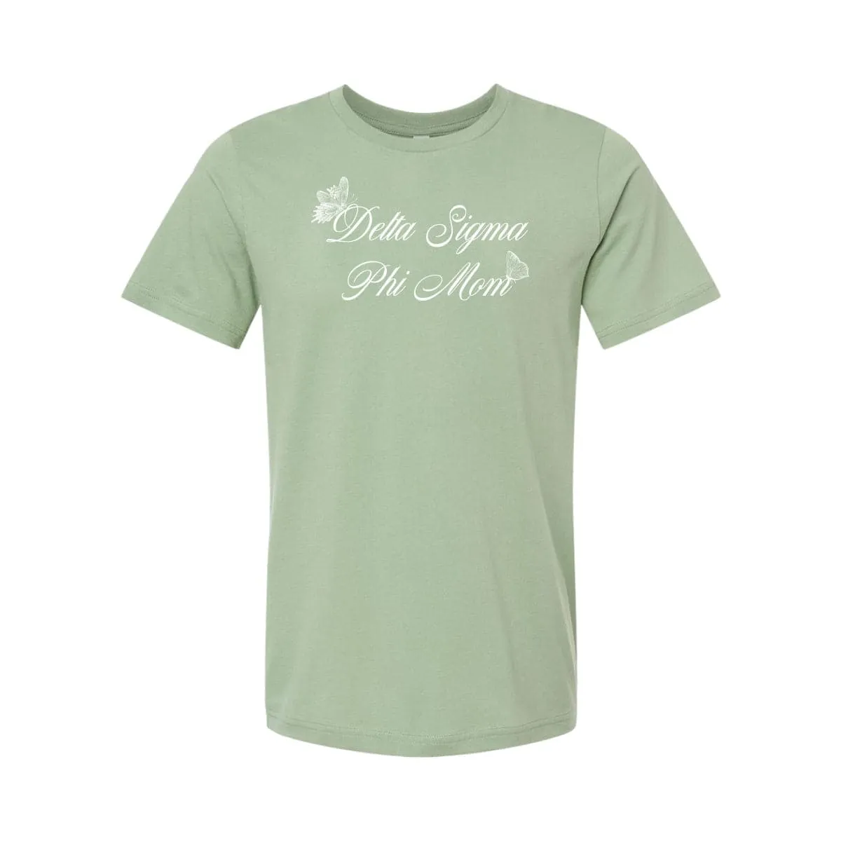 Delta Sig Sage Green Mom Tee