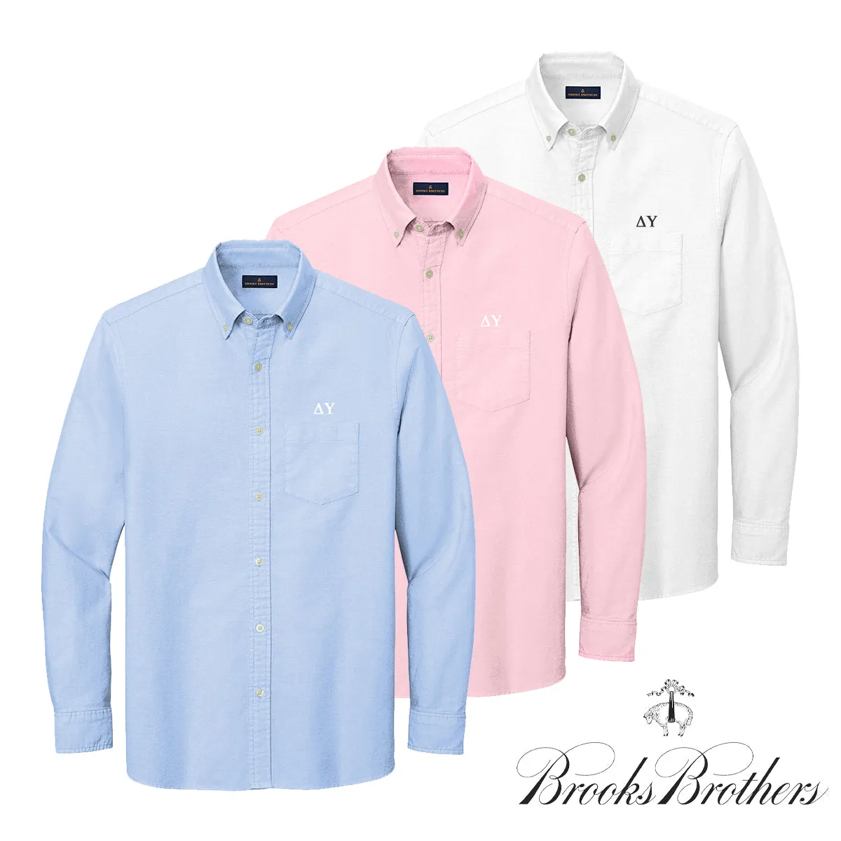 Delta Upsilon Brooks Brothers Oxford Button Up Shirt