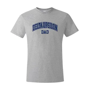 Delta Upsilon Heather Gray Dad Tee