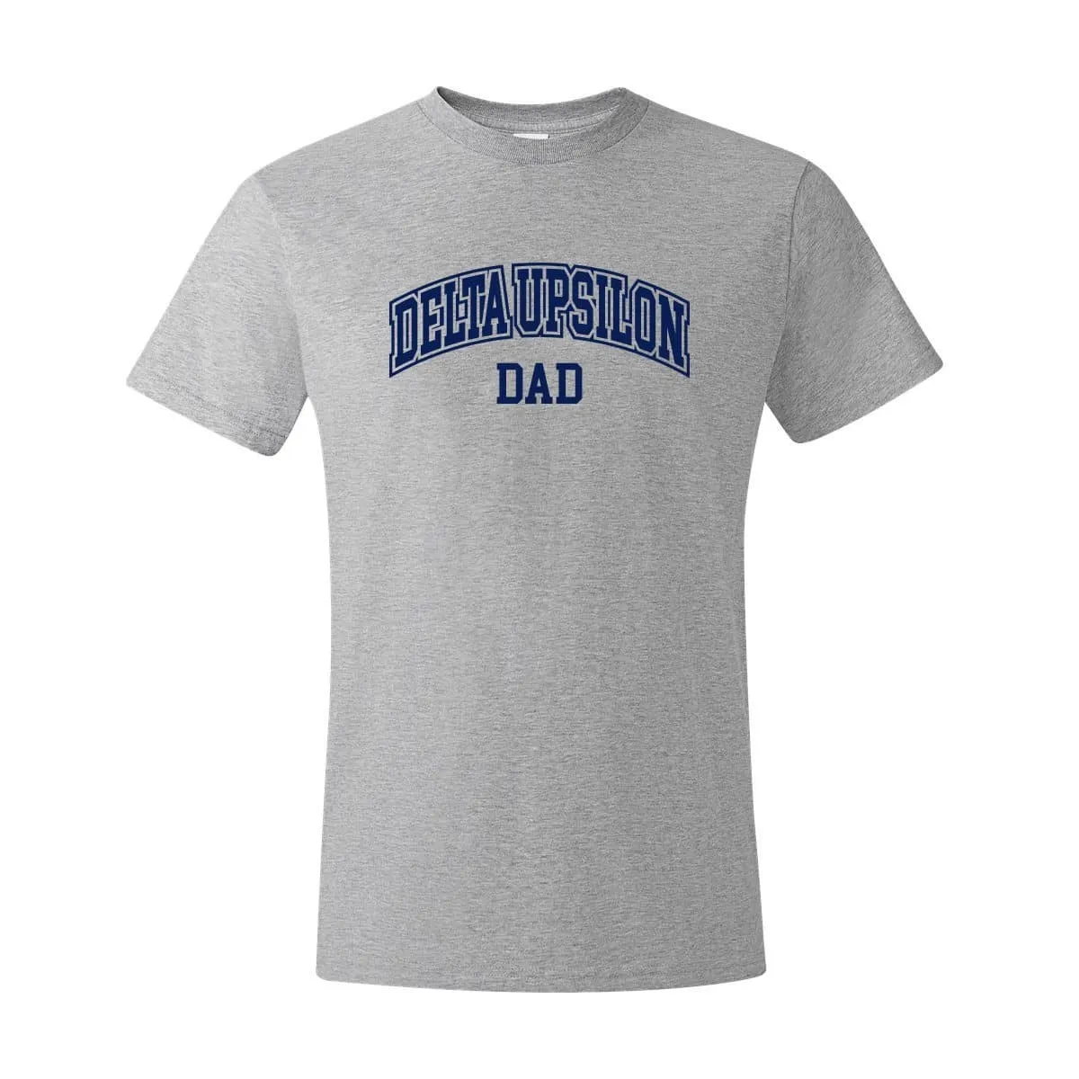 Delta Upsilon Heather Gray Dad Tee