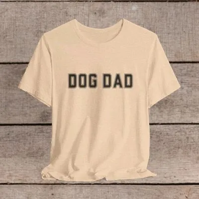 Dog Dad T-Shirt - Retro Gift for Him, Dog Lover, and Proud Pet Dad