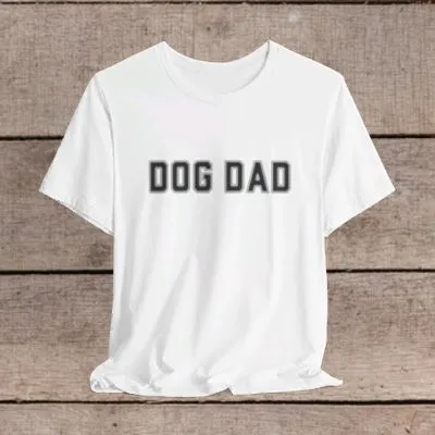 Dog Dad T-Shirt - Retro Gift for Him, Dog Lover, and Proud Pet Dad