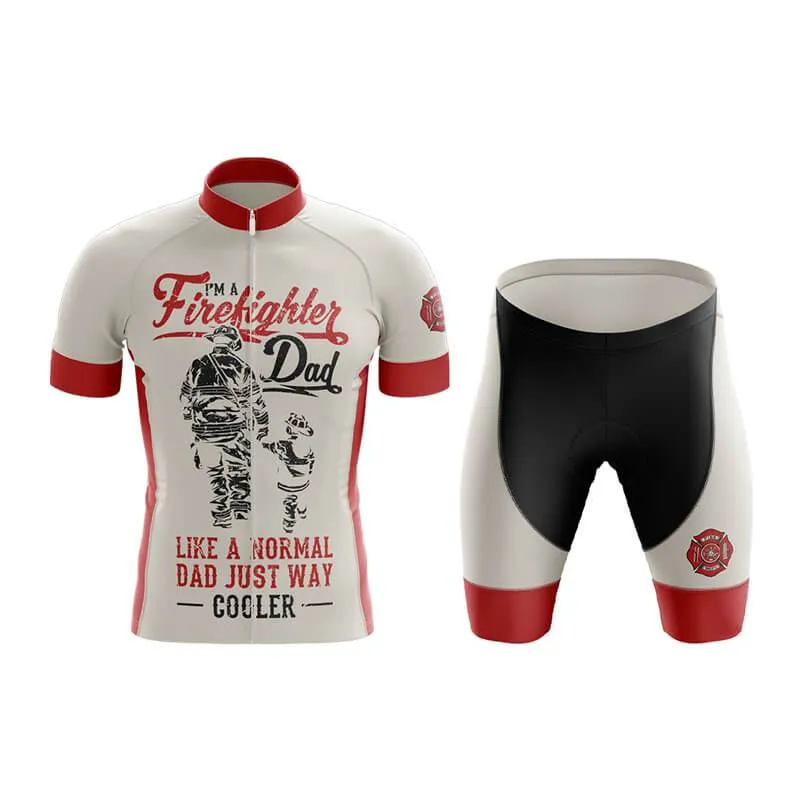 FireFighter Dad (White) Club Cycling Kit