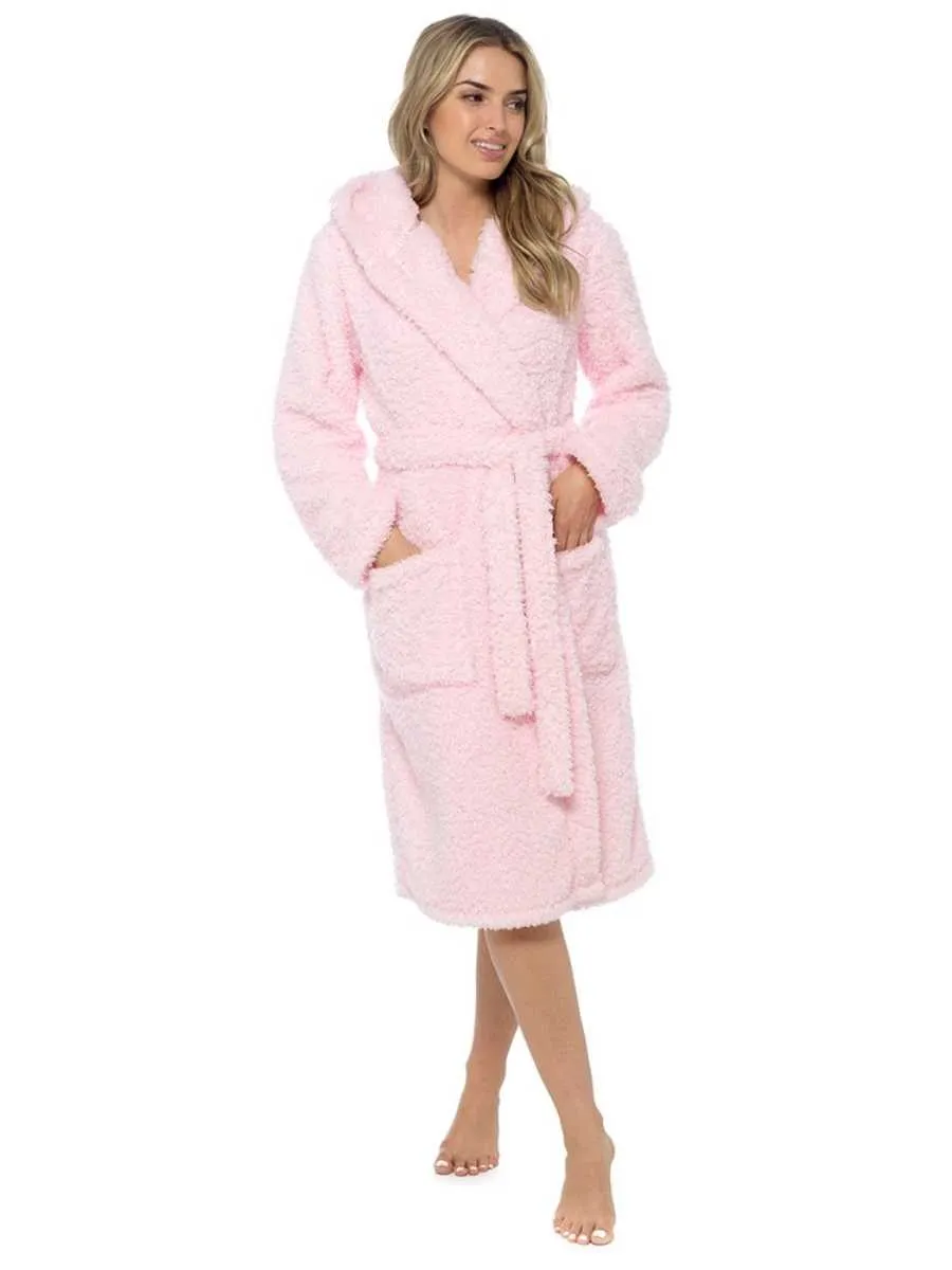 Fleece Hooded Robe