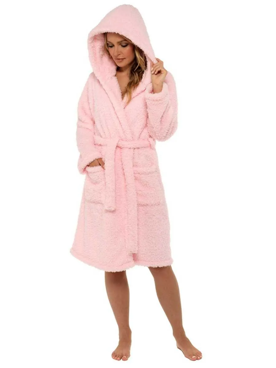 Fleece Hooded Robe