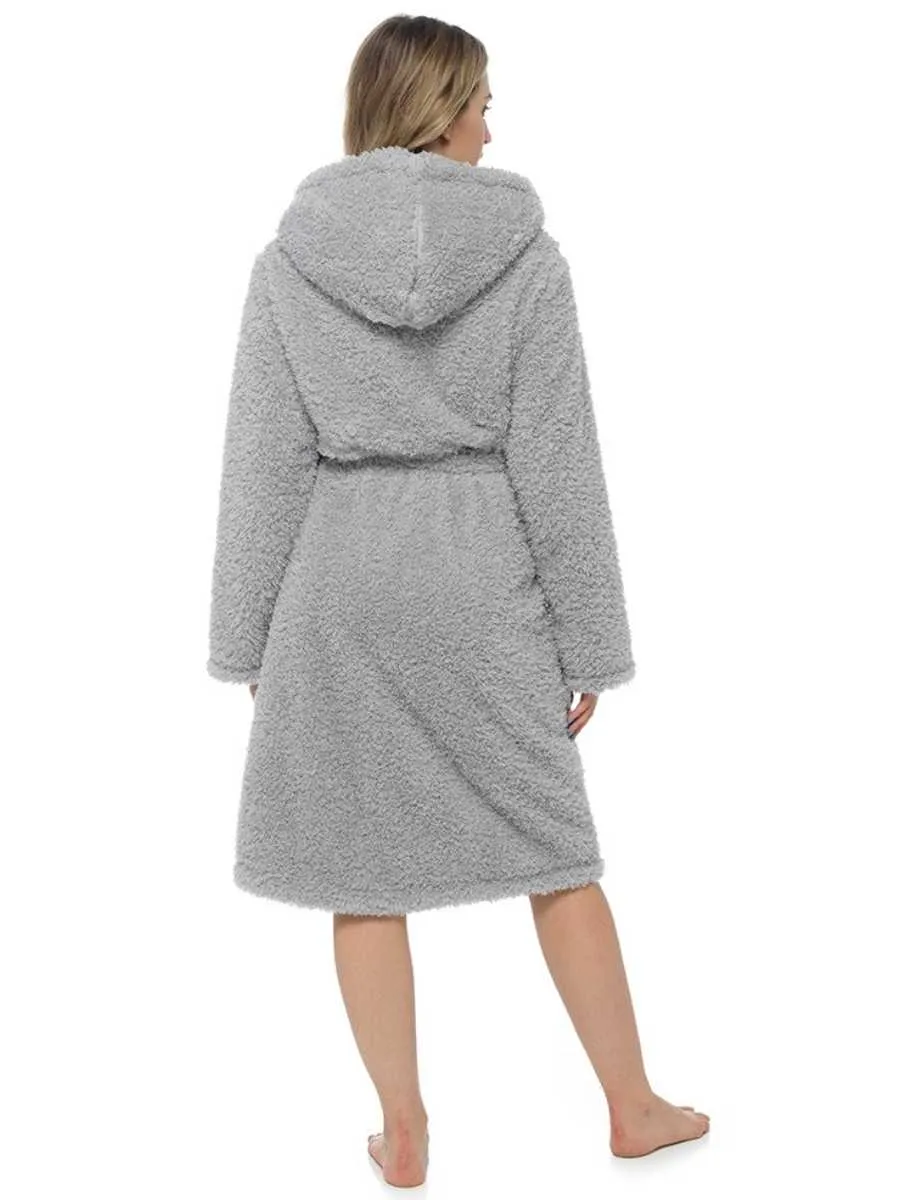 Fleece Hooded Robe