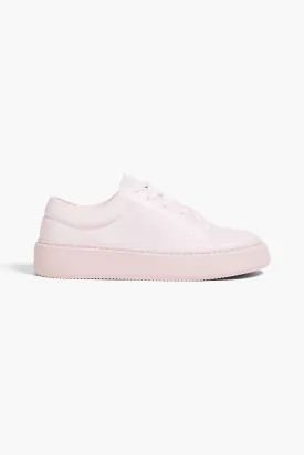 GANNI faux leather sneakers, pink