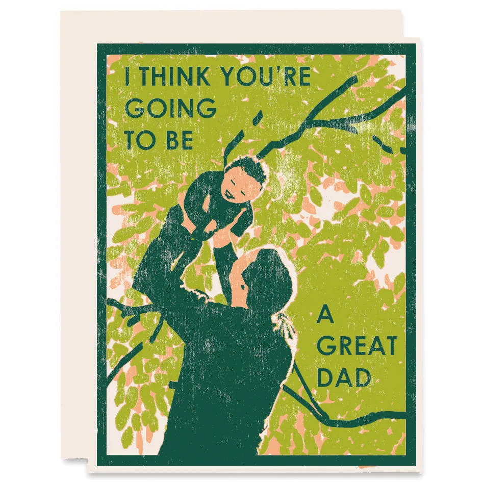 Great Dad Letterpress Card