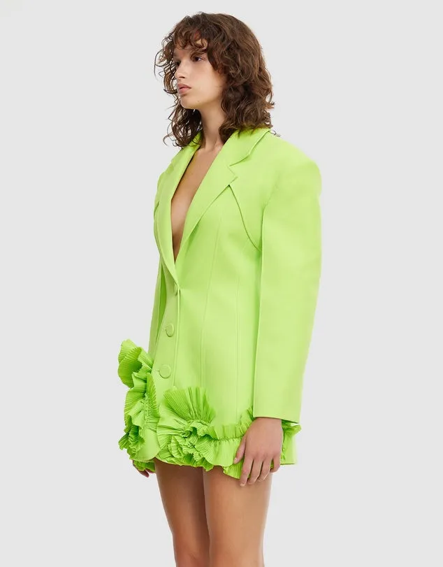 Hampstead Blazer Dress - French Lime