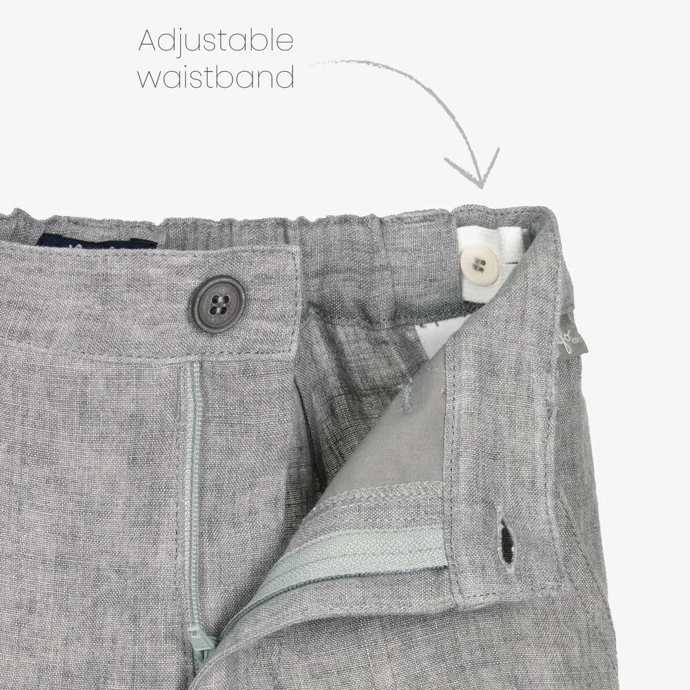 ILG Grey Linen Shorts