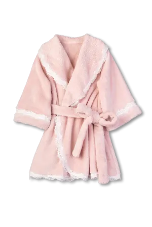 KAYLA - GIRLS' PINK BATHROBE