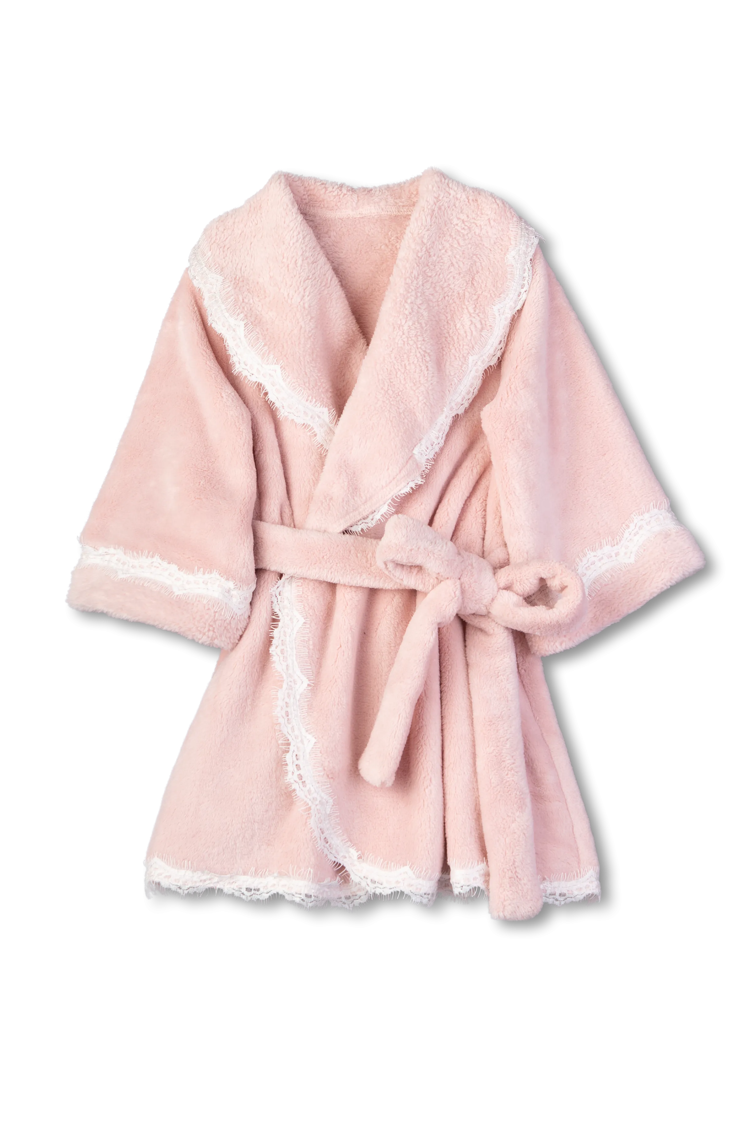 KAYLA - GIRLS' PINK BATHROBE