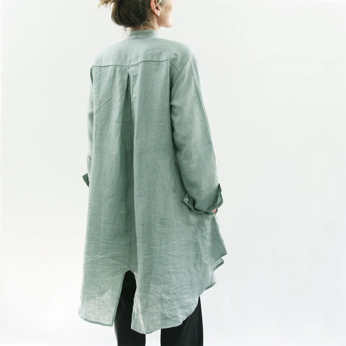 'Lalia' Linen Shirtdress