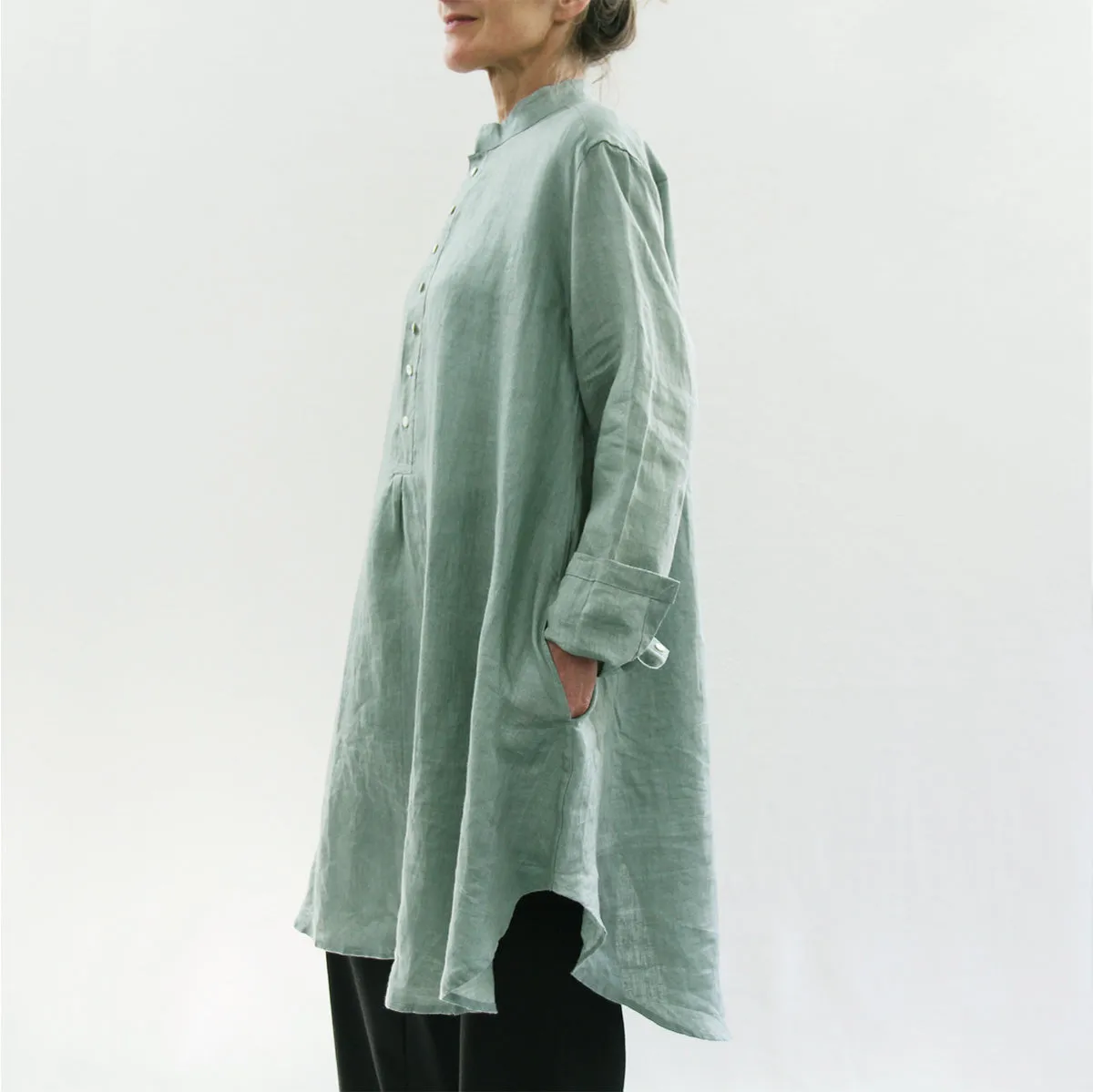 'Lalia' Linen Shirtdress