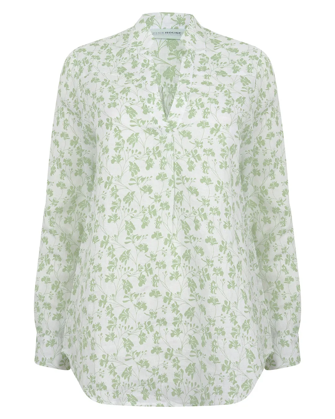 Linen Shirt FLAMBOYANT FLOWER