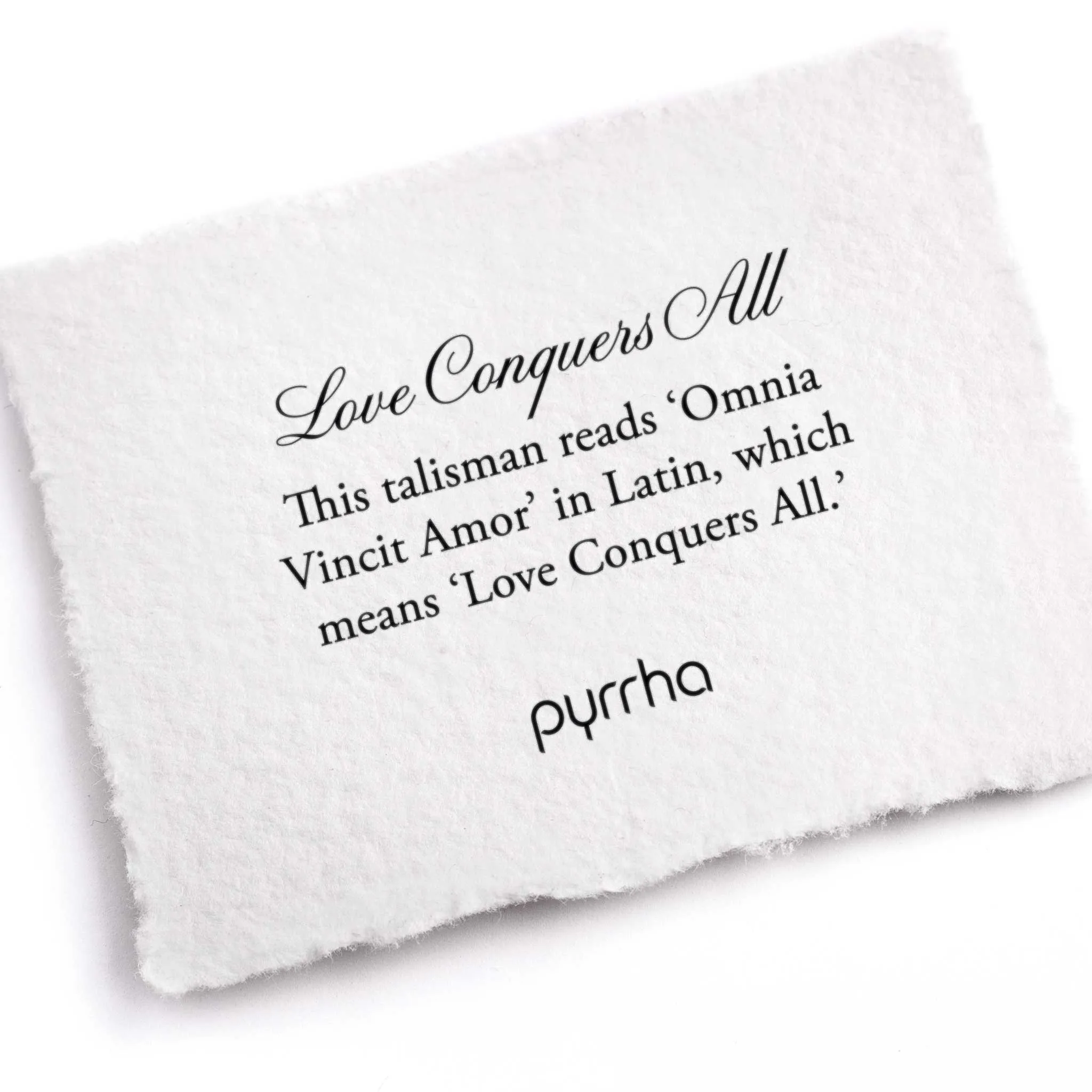 Love Conquers All 14K Gold Signature Talisman