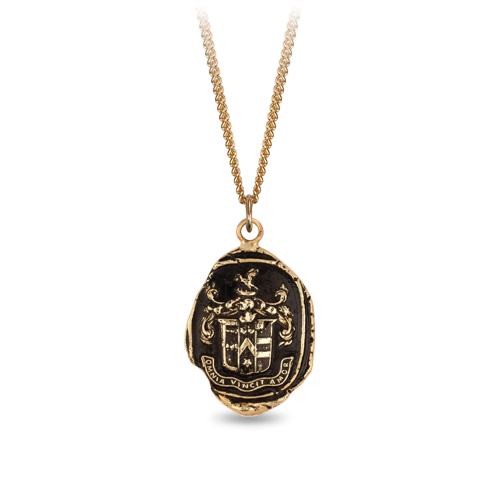 Love Conquers All 14K Gold Signature Talisman