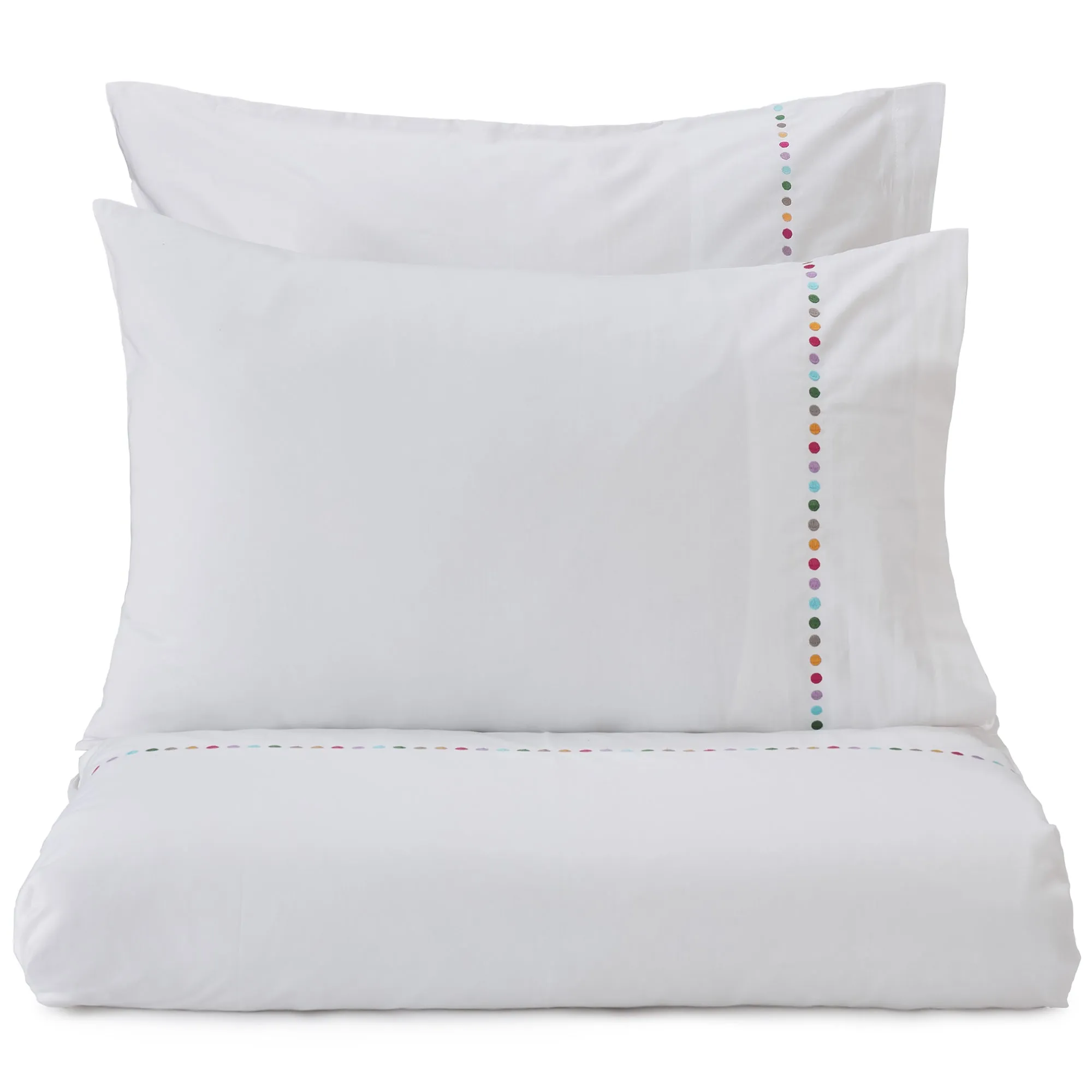 Mahina Pillowcase [White/Multicolour]