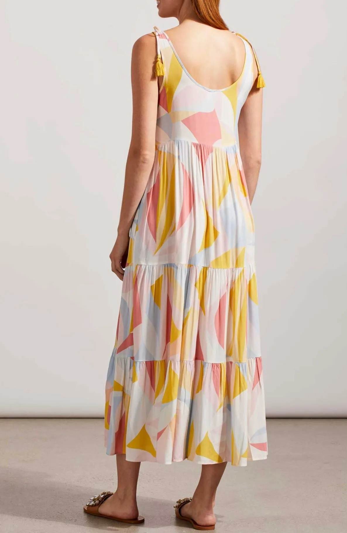 Maxi Tiered Dress w/Pockets