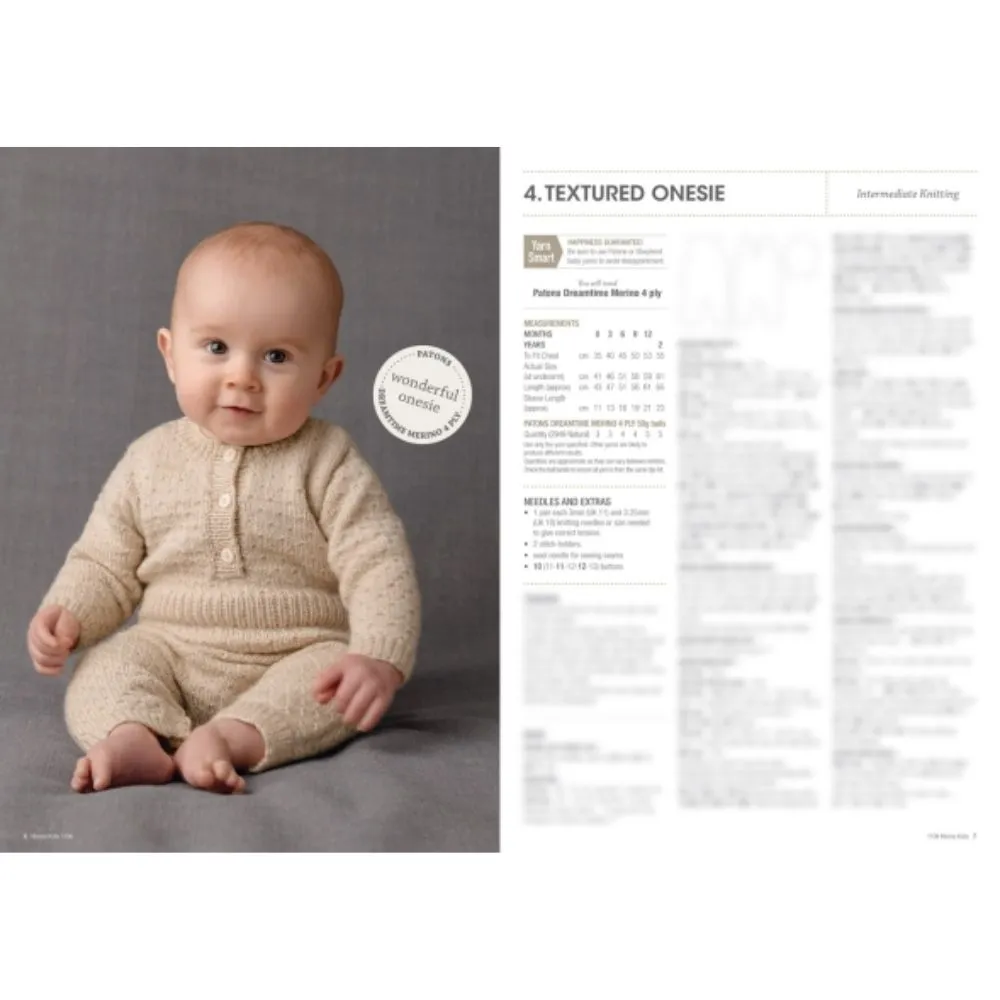 Merino Baby Pattern Book (1106)