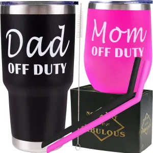 Mom and Dad Off Duty Gift Set, Funny Mom and Dad Gifts, Mom Off Duty, Dad Off Duty, Mom